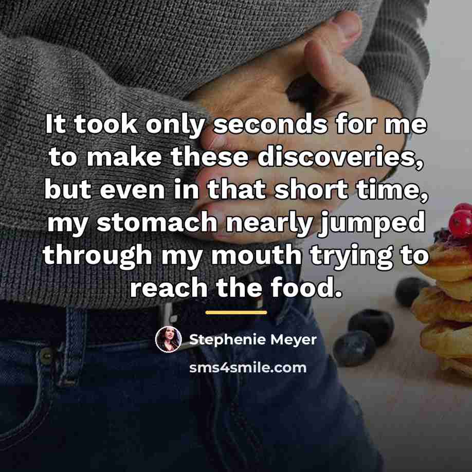 “It took only seconds for me to make these discoveries,…” quote by Stephenie Meyer