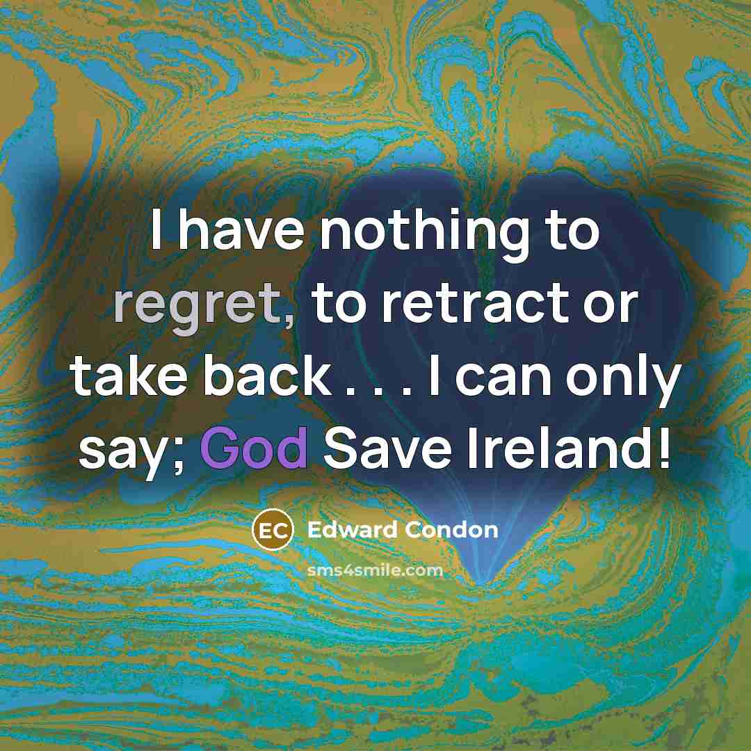 “I have nothing to regret, to retract or take back…” quote by Edward Condon