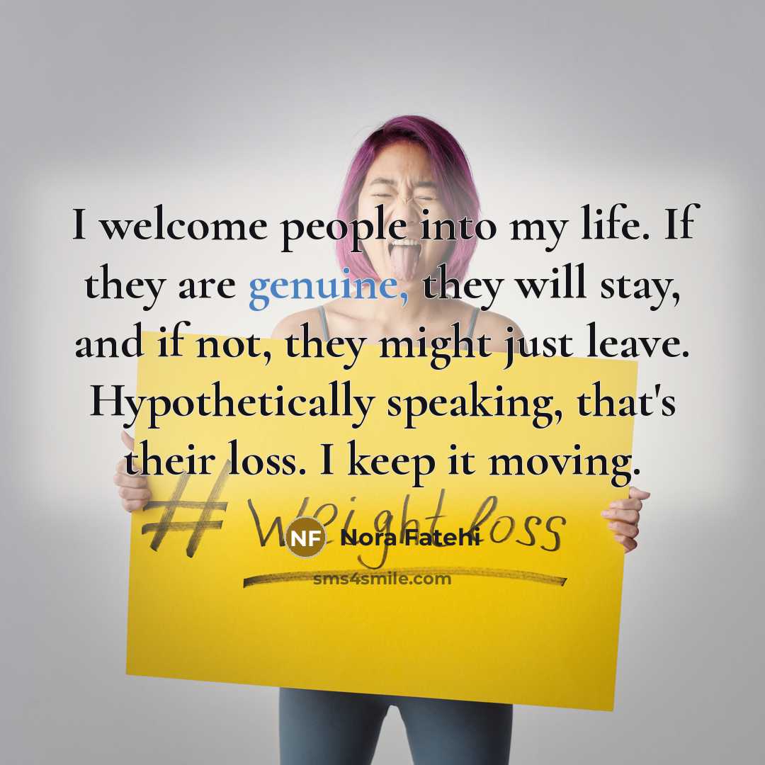 “I welcome people into my life. If they are genuine,…” quote by Nora Fatehi