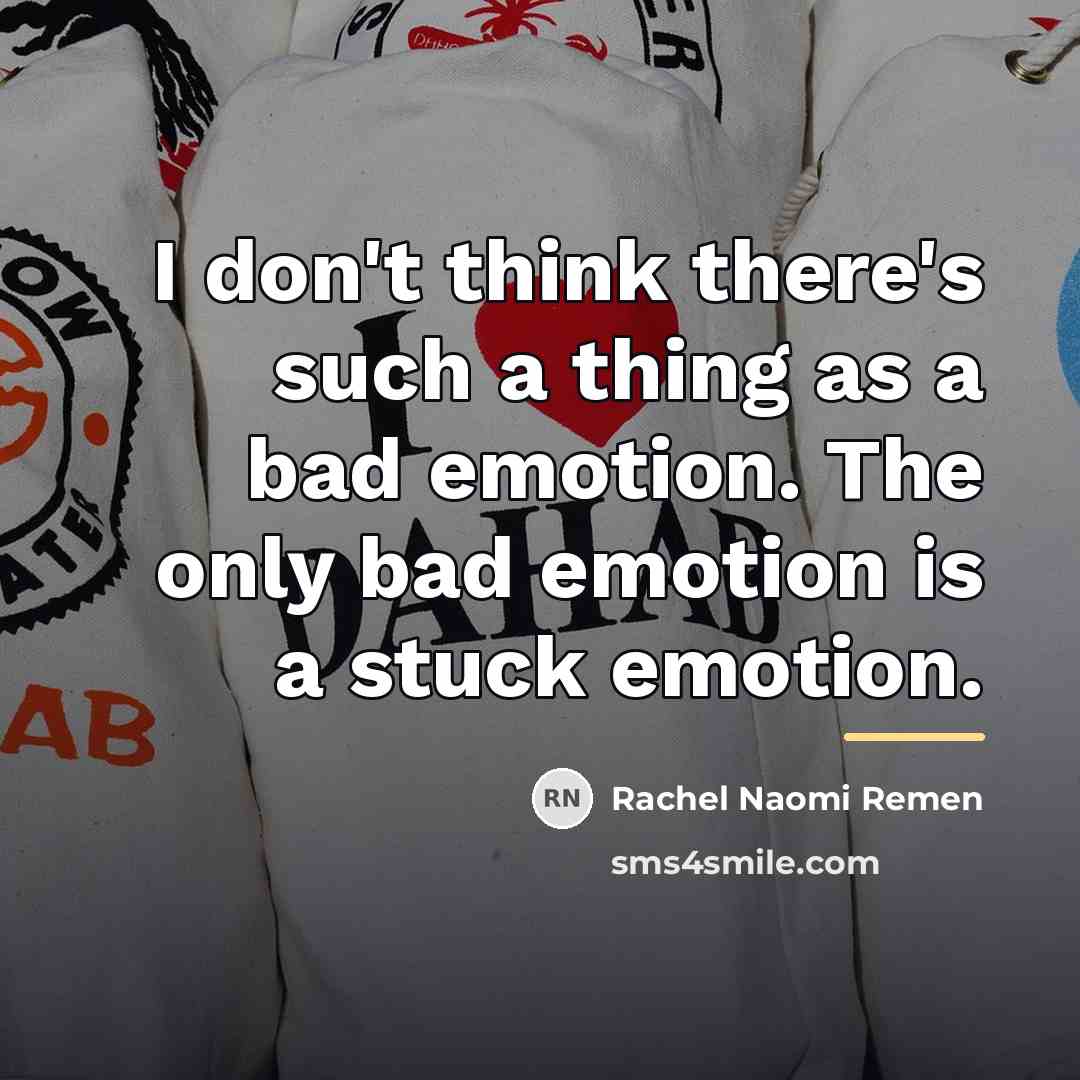 “I don't think there's such a thing as a bad…” quote by Rachel Naomi Remen