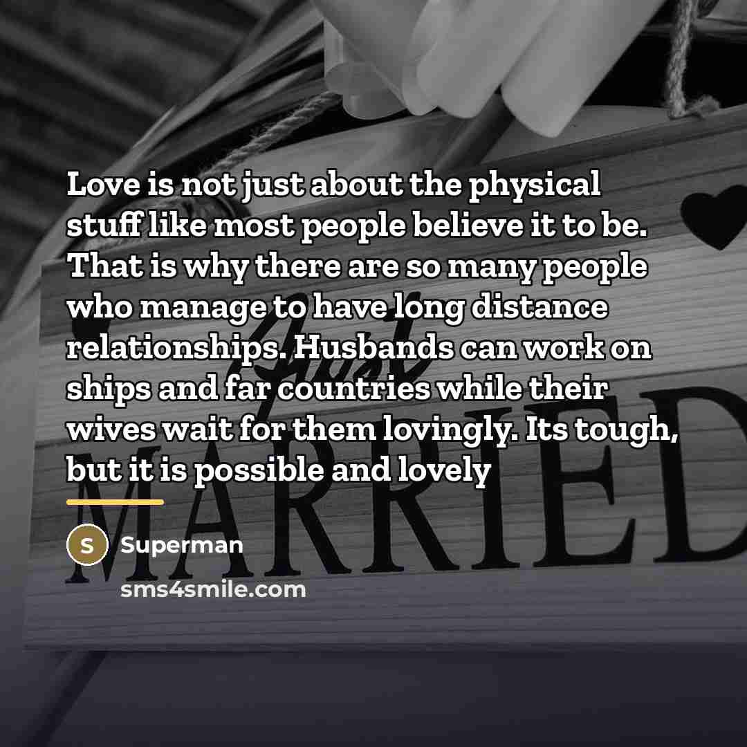 “Love is not just about the physical stuff like most…” quote by Superman