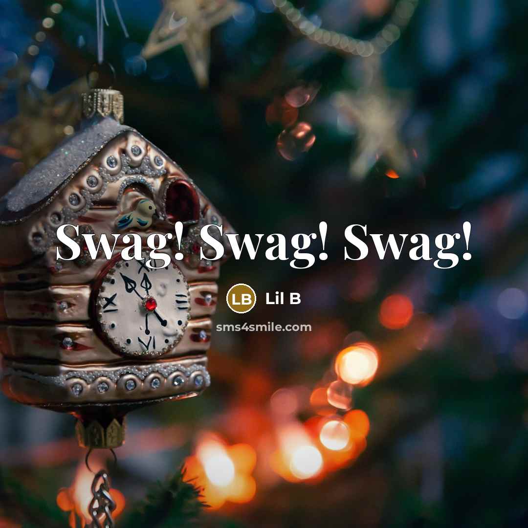 “Swag! Swag! Swag!…” quote by Lil B