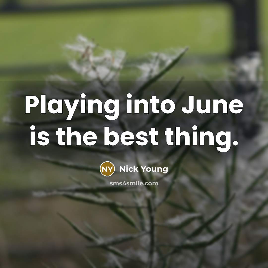 “Playing into June is the best thing.…” quote by Nick Young