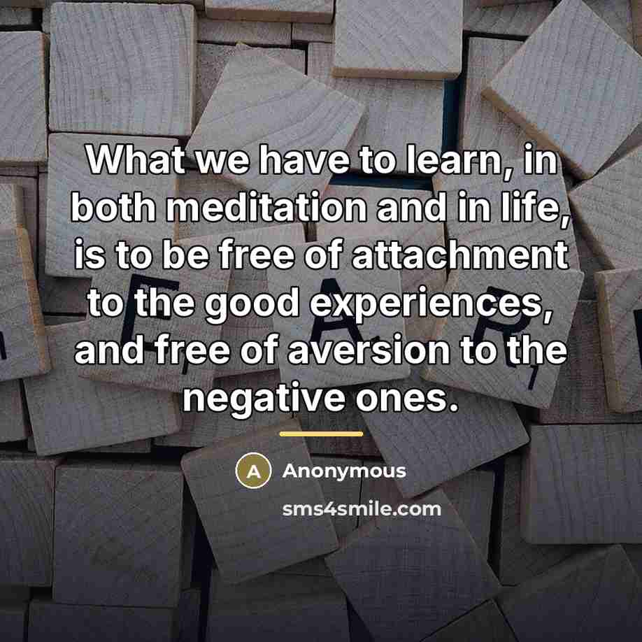 “What we have to learn, in both meditation and in…” quote by Anonymous
