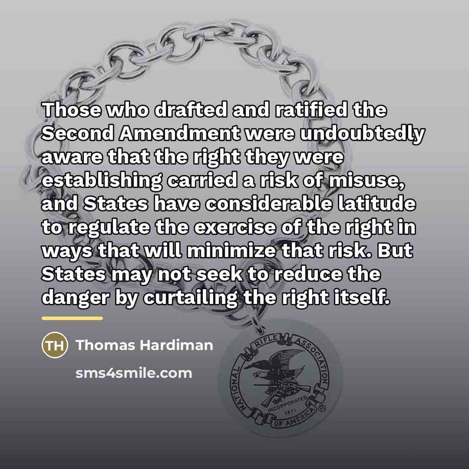 “Those who drafted and ratified the Second Amendment were undoubtedly…” quote by Thomas Hardiman