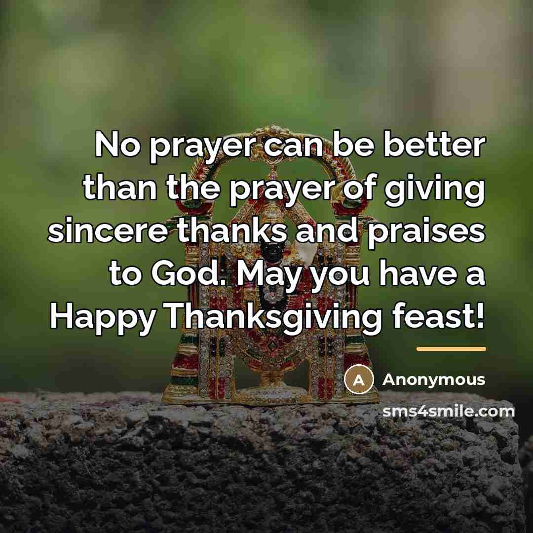 “No prayer can be better than the prayer of giving…” quote by Anonymous