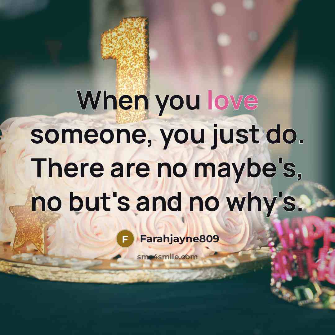 “When you love someone, you just do. There are no…” quote by Farahjayne809