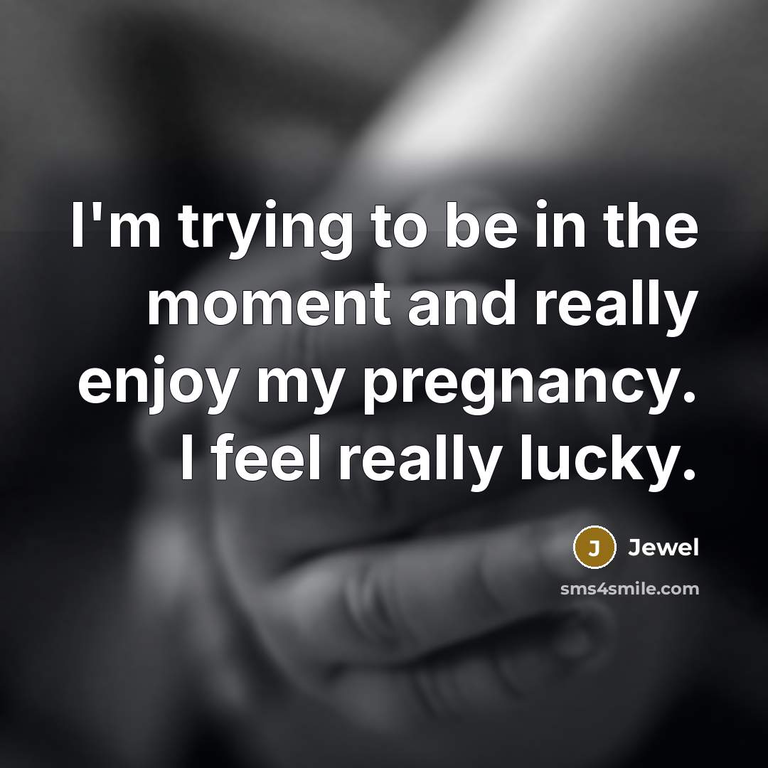 “I'm trying to be in the moment and really enjoy…” quote by Jewel