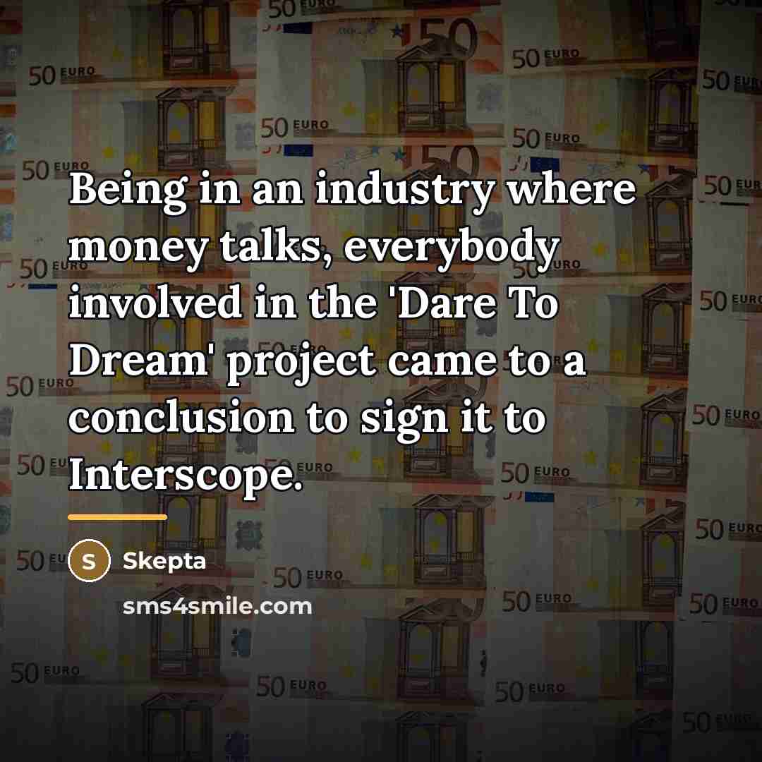 “Being in an industry where money talks, everybody involved in…” quote by Skepta