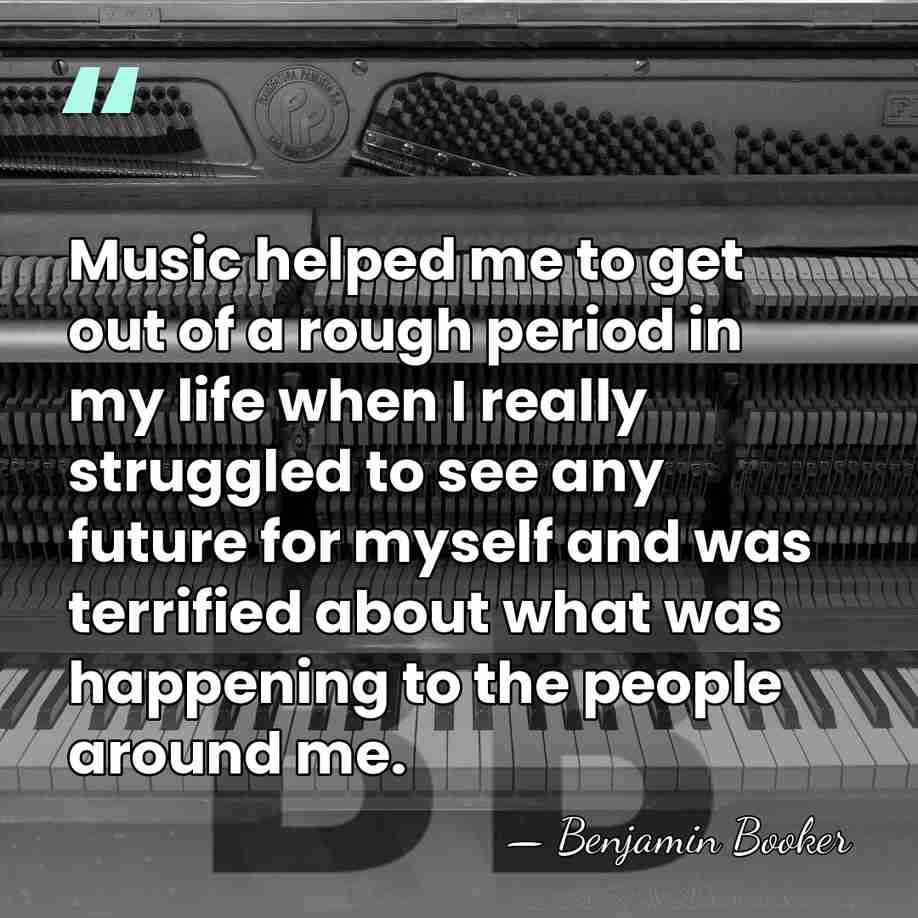 Music helped me to get out of a rough period in my&hellip; - Benjamin Booker