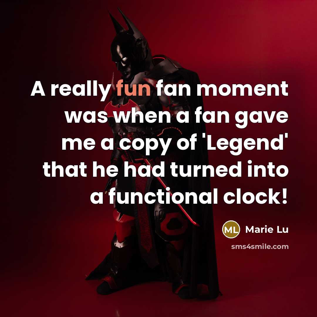 “A really fun fan moment was when a fan gave…” quote by Marie Lu