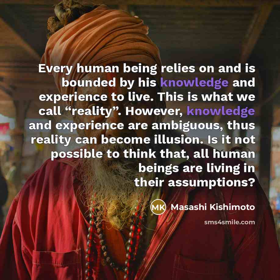 “Every human being relies on and is bounded by his…” quote by Masashi Kishimoto