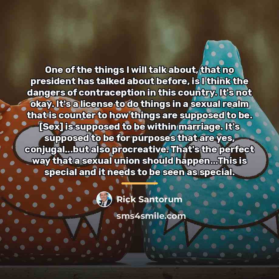 “One of the things I will talk about, that no…” quote by Rick Santorum
