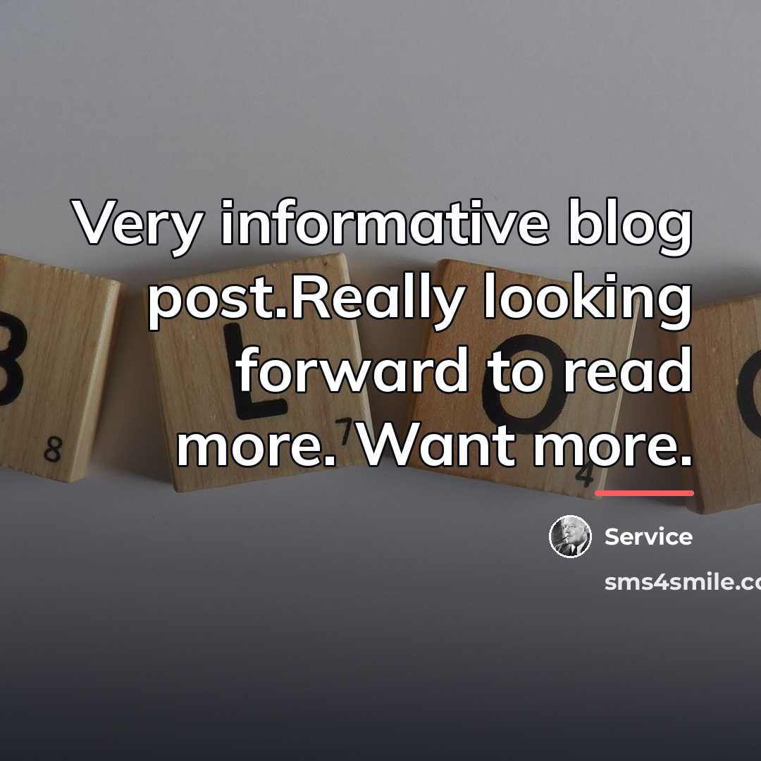 “Very informative blog post.Really looking forward to read more. Want…” quote by Service