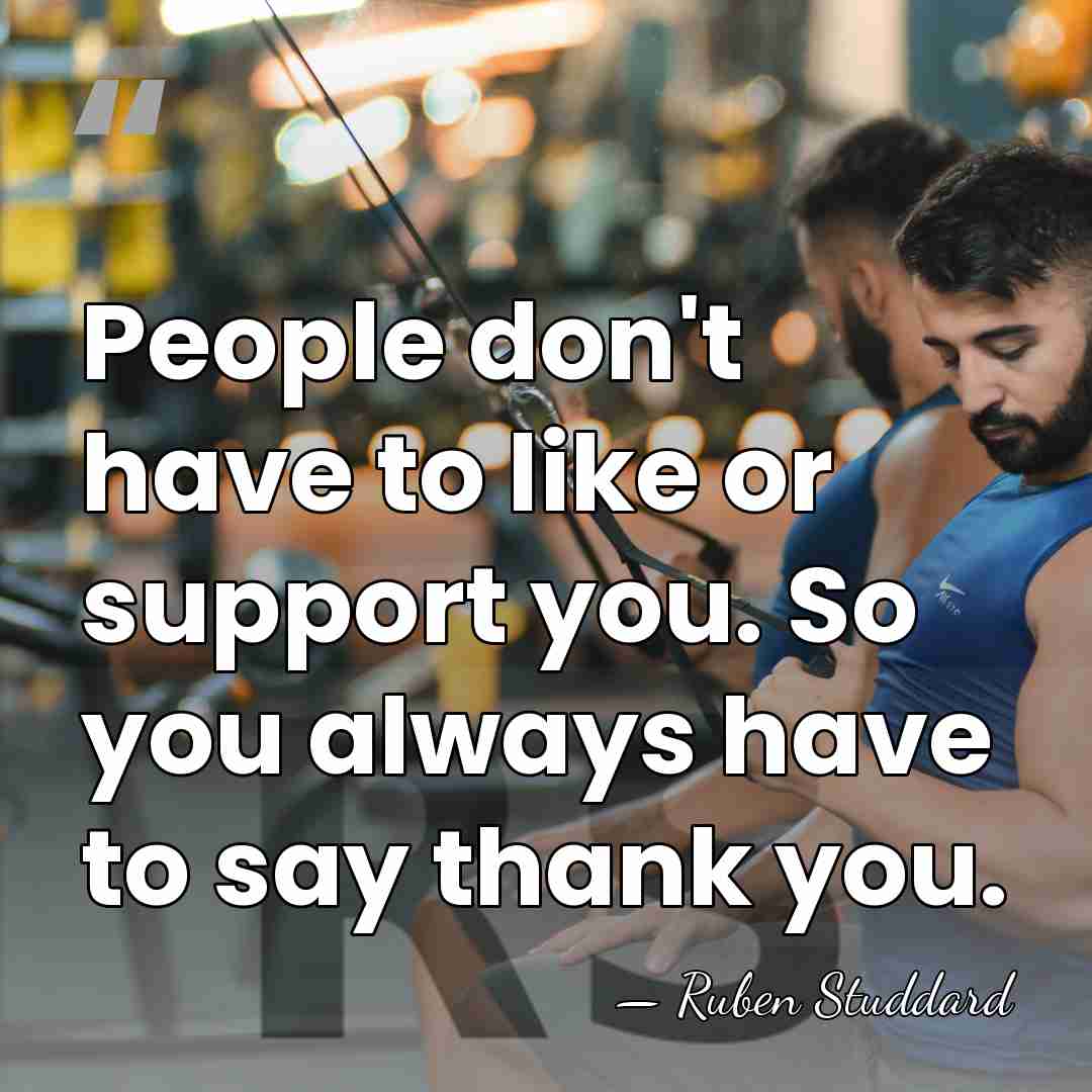 People don't have to like or support you. So you always have&hellip; - Ruben Studdard