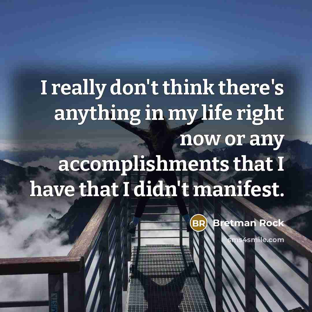 “I really don't think there's anything in my life right…” quote by Bretman Rock