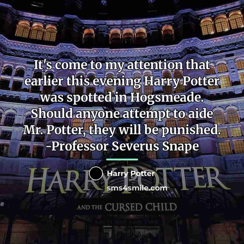 “It's come to my attention that earlier this evening Harry…” quote by Harry Potter