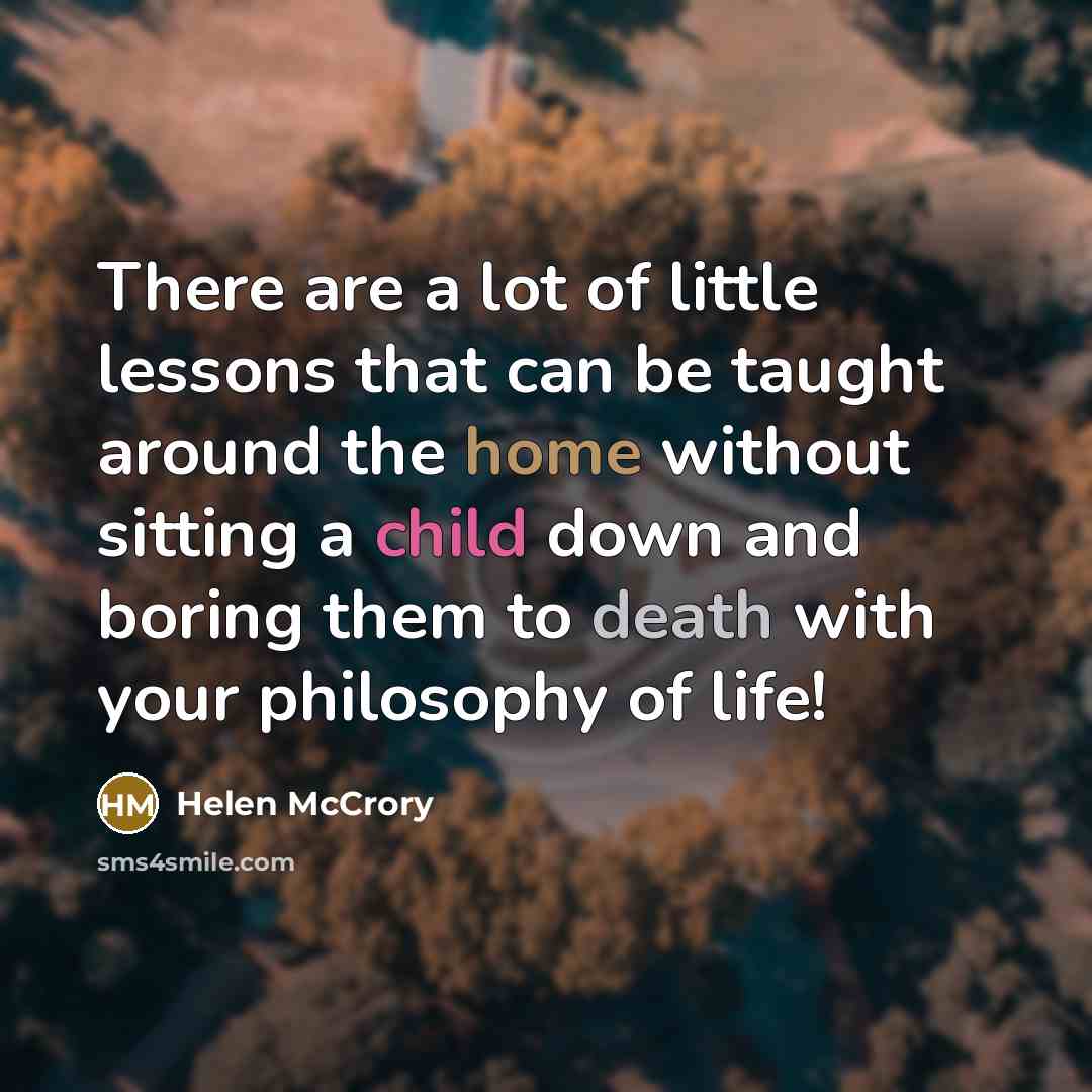 “There are a lot of little lessons that can be…” quote by Helen McCrory