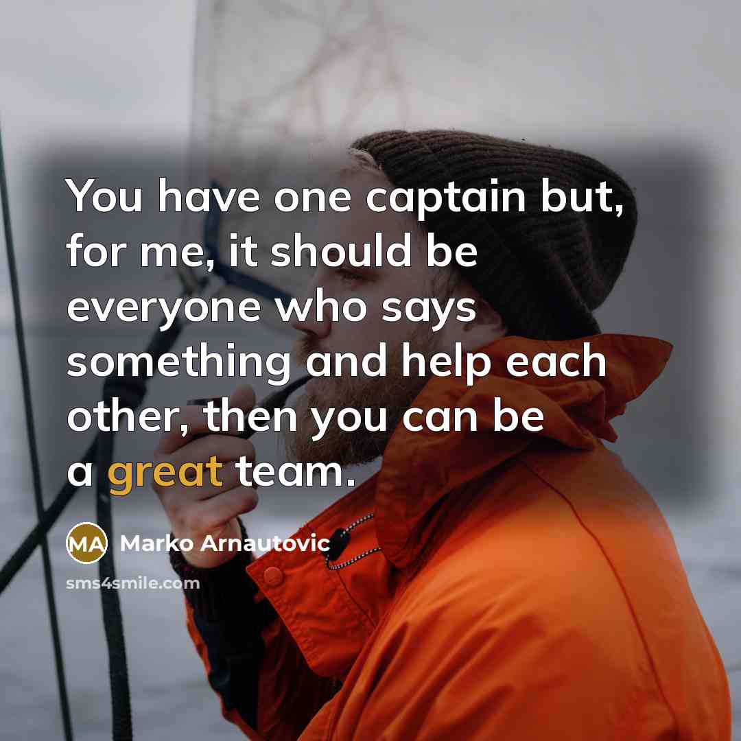 “You have one captain but, for me, it should be…” quote by Marko Arnautovic