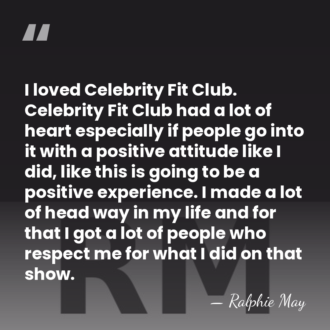 I loved Celebrity Fit Club. Celebrity Fit Club had a lot of&hellip; - Ralphie May