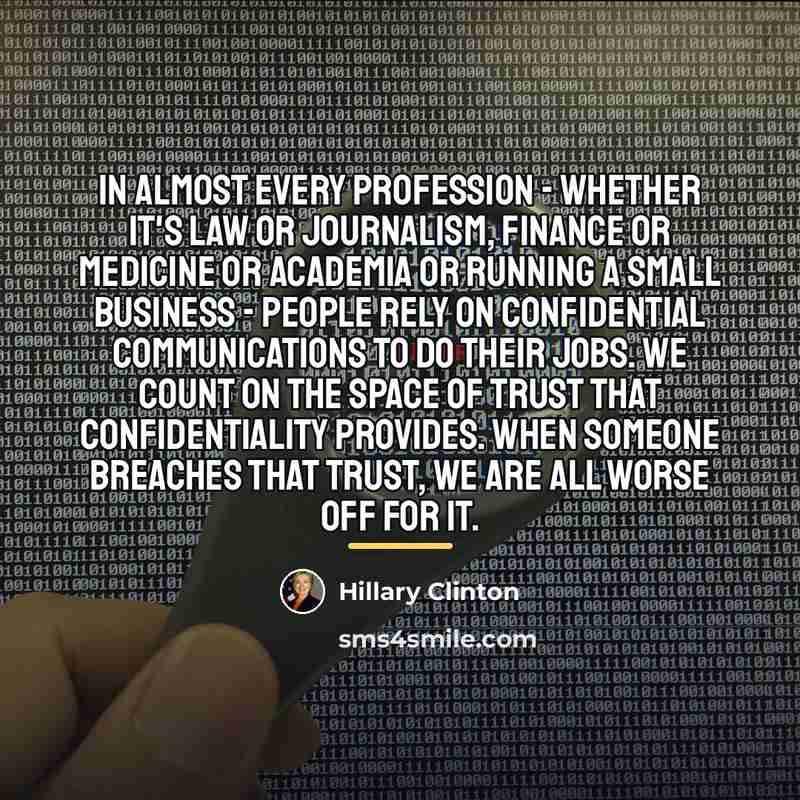“In almost every profession - whether it's law or journalism,…” quote by Hillary Clinton