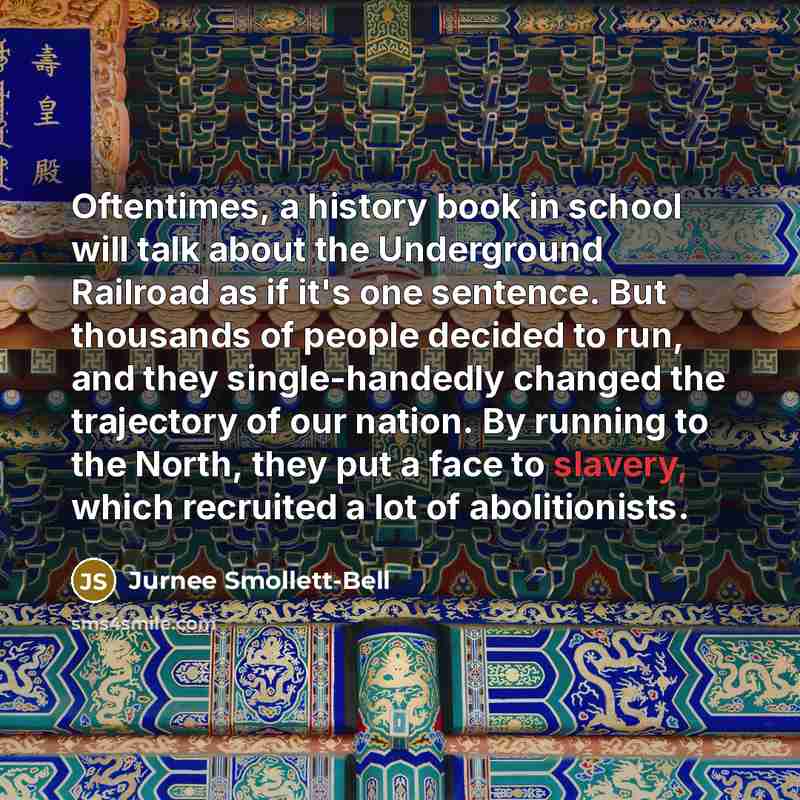 “Oftentimes, a history book in school will talk about the…” quote by Jurnee Smollett-Bell