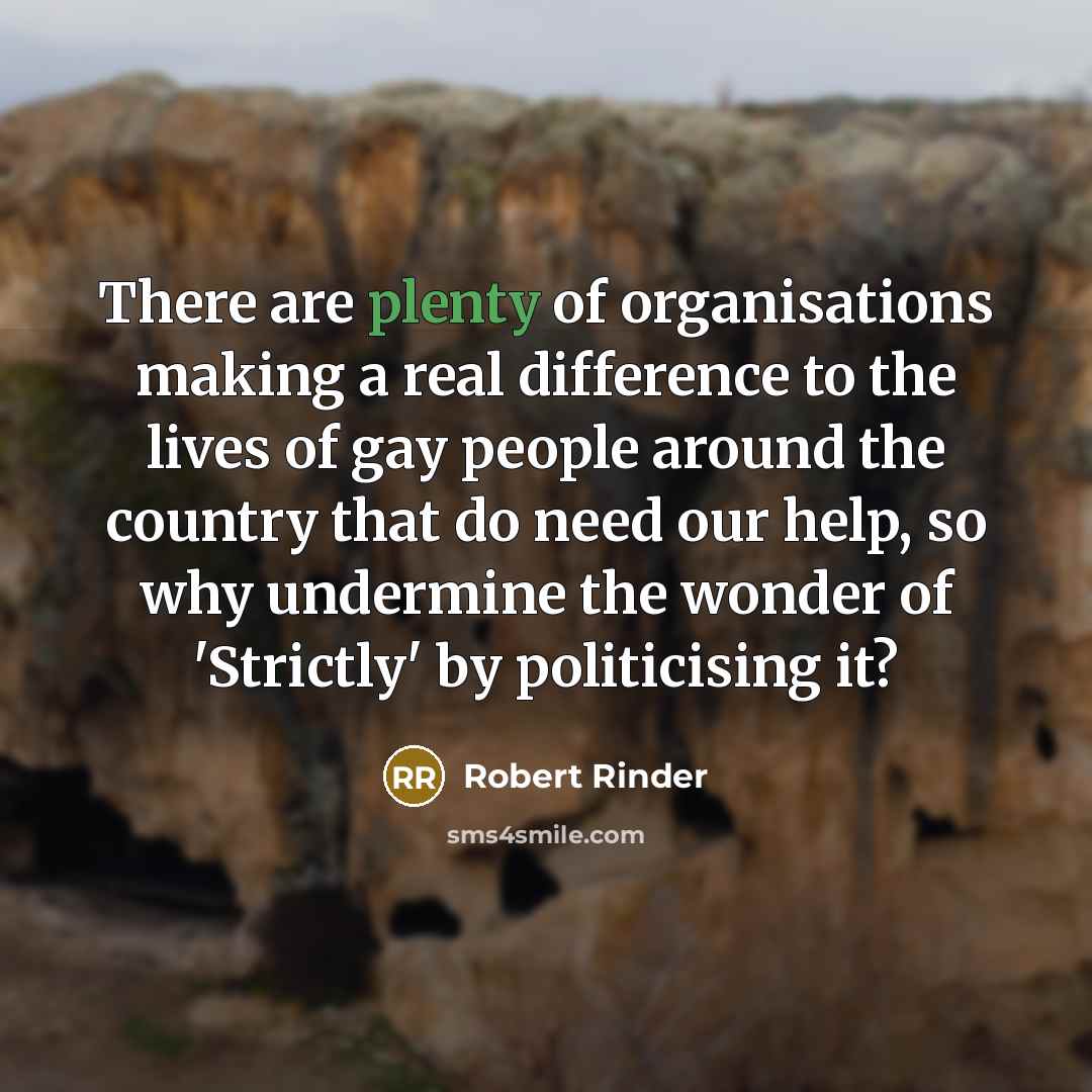“There are plenty of organisations making a real difference to…” quote by Robert Rinder