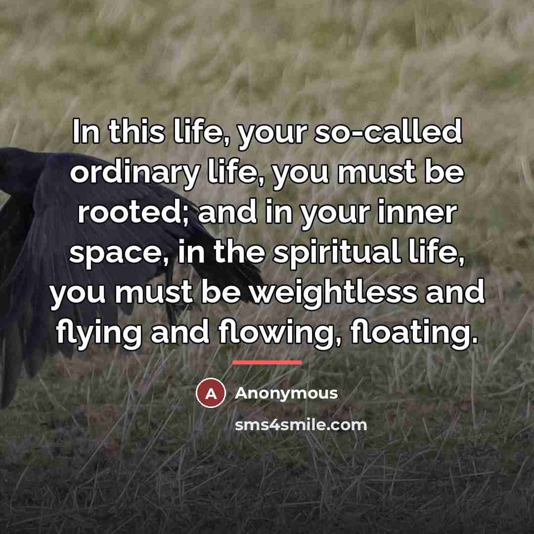 “In this life, your so-called ordinary life, you must be…” quote by Anonymous