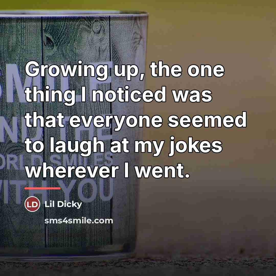 “Growing up, the one thing I noticed was that everyone…” quote by Lil Dicky