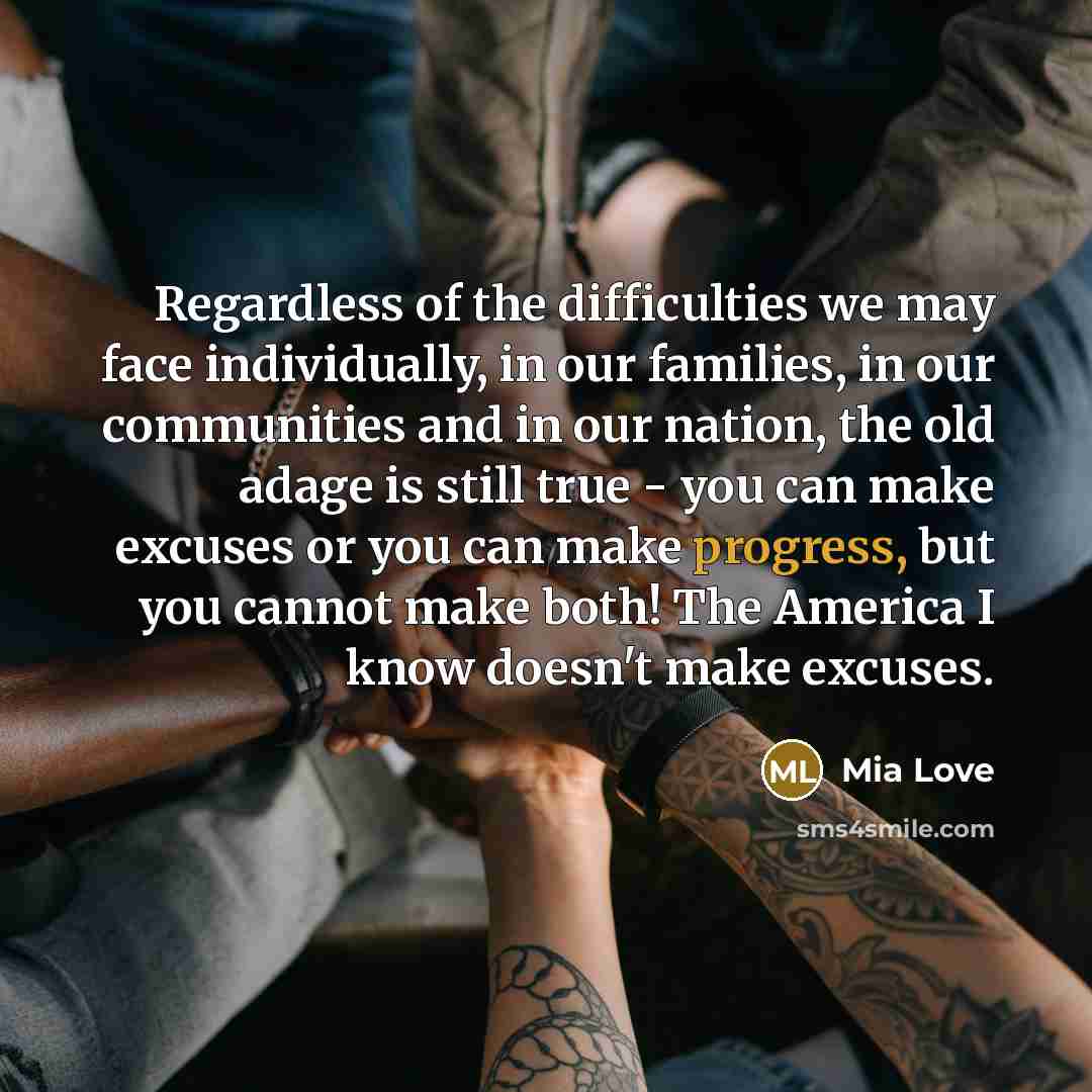 “Regardless of the difficulties we may face individually, in our…” quote by Mia Love