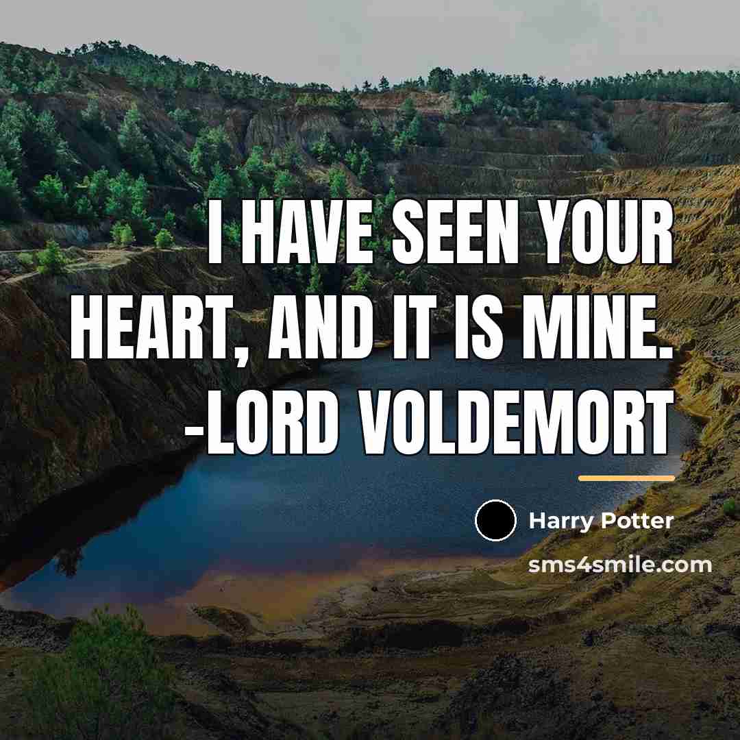 “I have seen your heart, and it is mine. -Lord…” quote by Harry Potter
