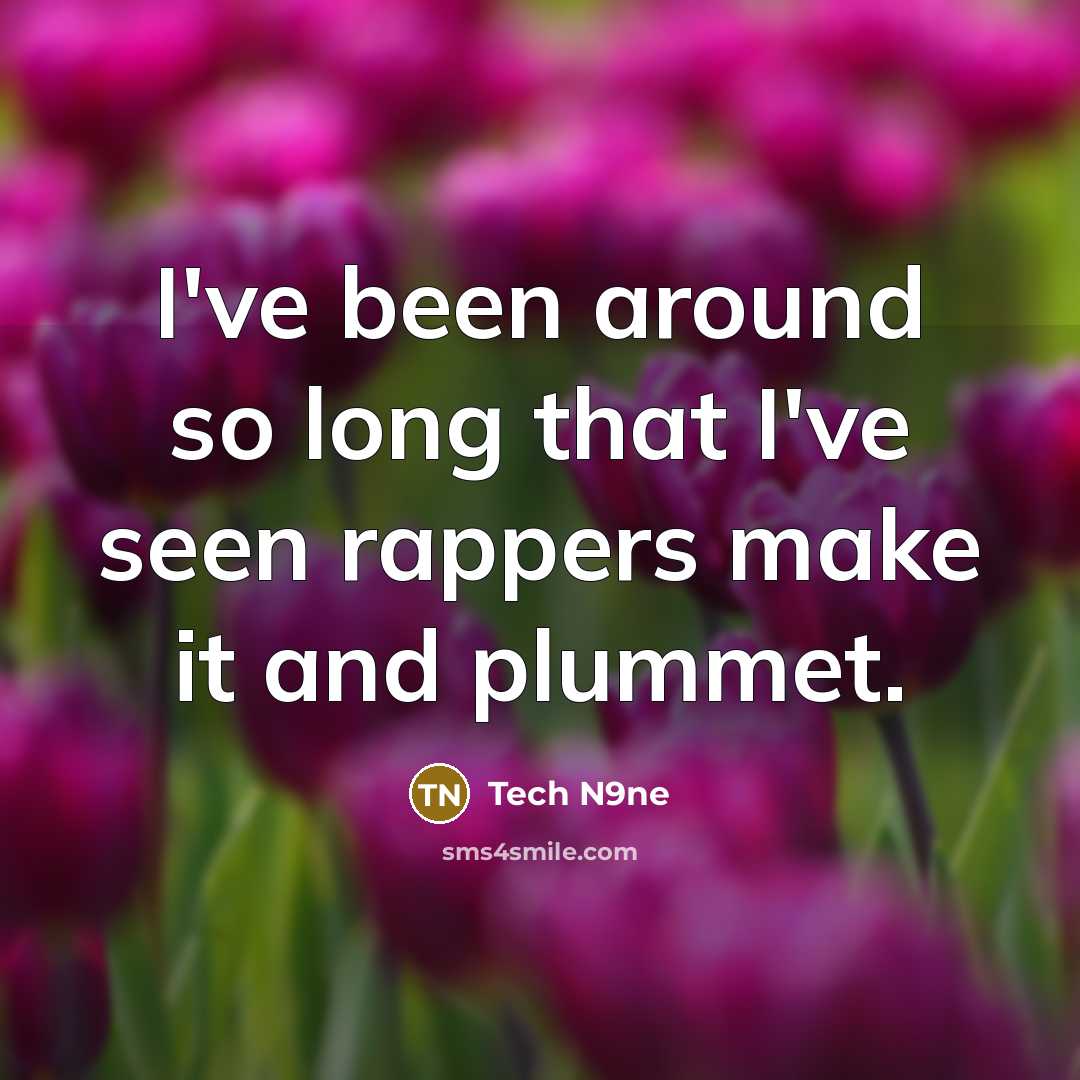 “I've been around so long that I've seen rappers make…” quote by Tech N9ne