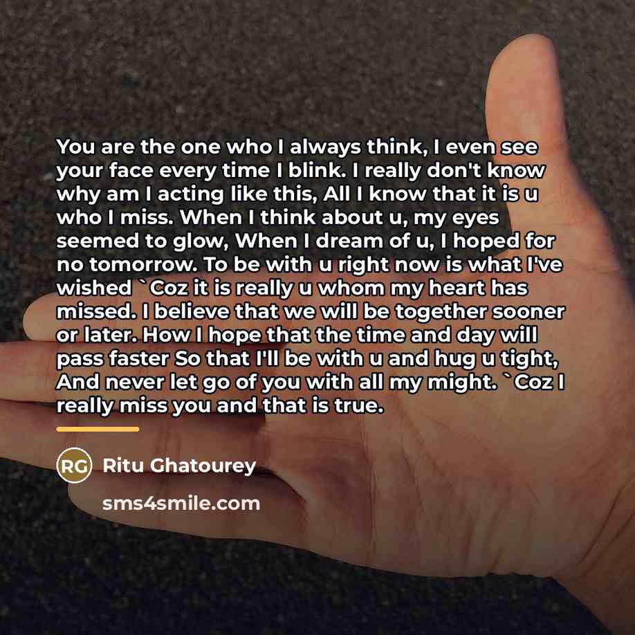 “You are the one who I always think, I even…” quote by Ritu Ghatourey