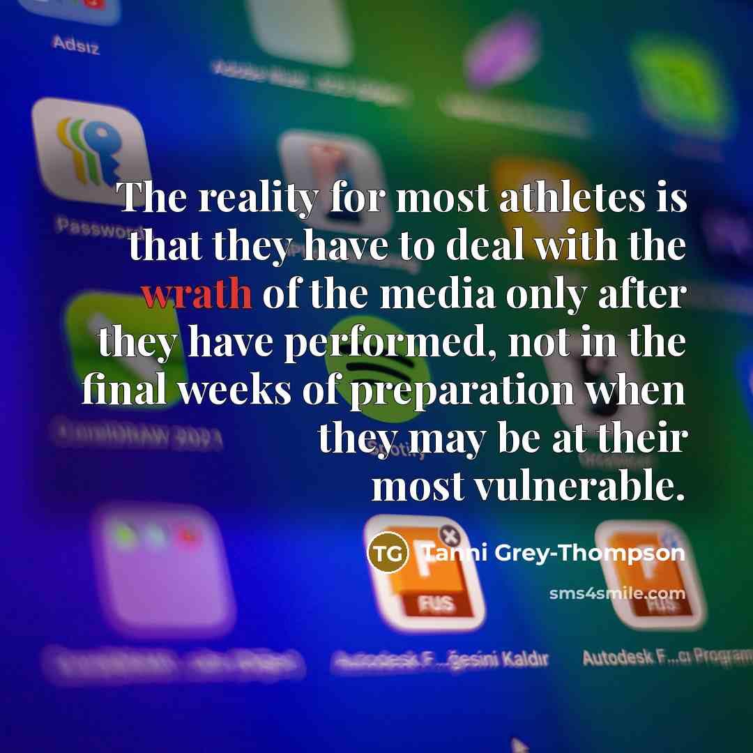 “The reality for most athletes is that they have to…” quote by Tanni Grey-Thompson
