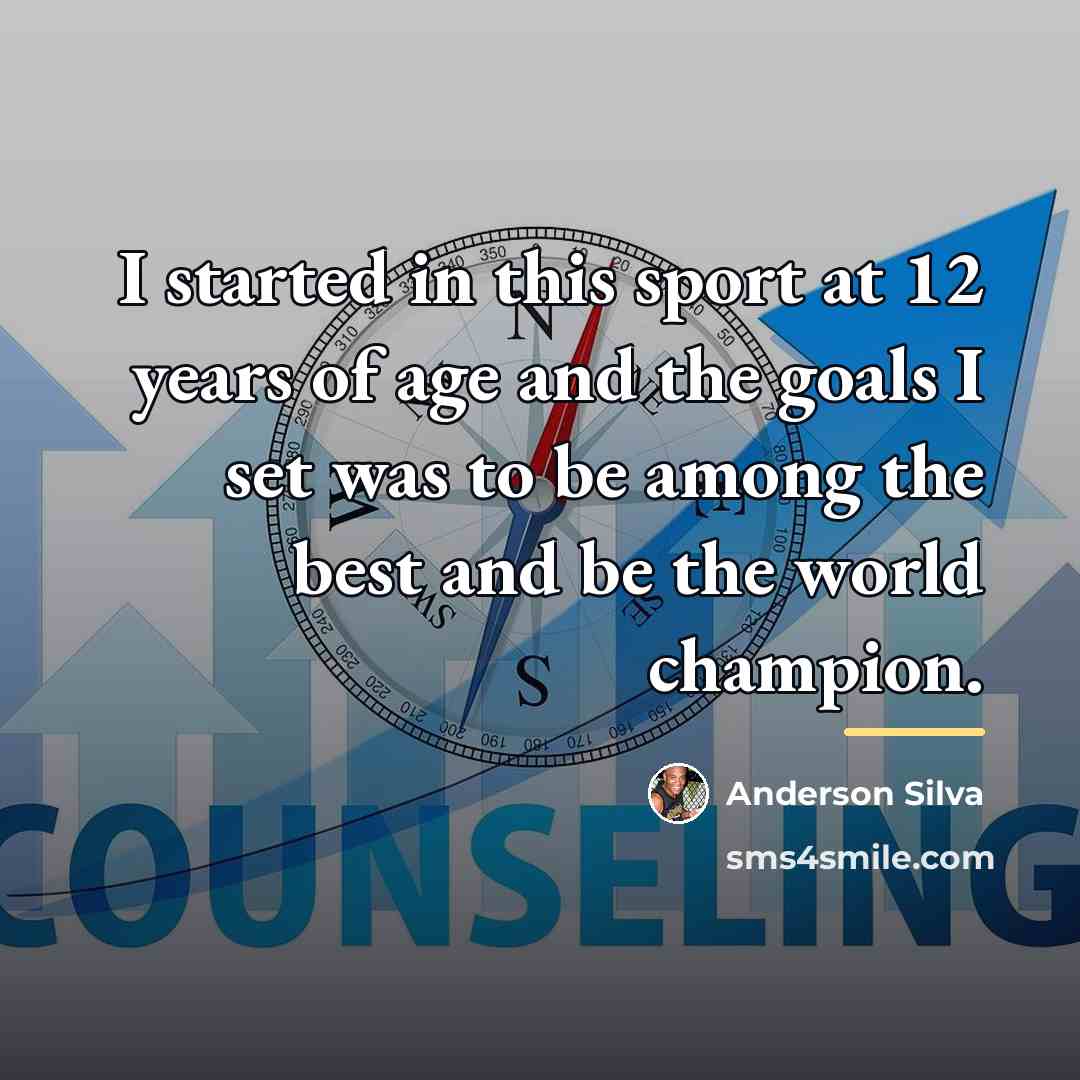 “I started in this sport at 12 years of age…” quote by Anderson Silva