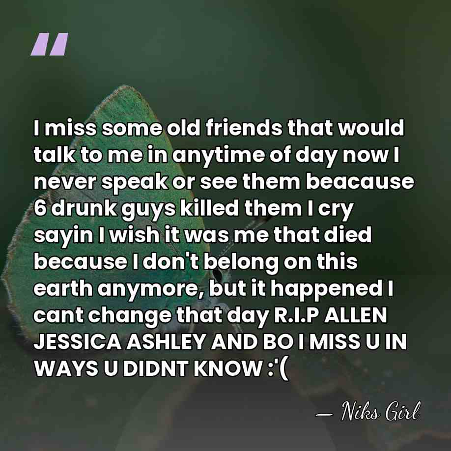 I miss some old friends that would talk to me in anytime&hellip; - Niks Girl