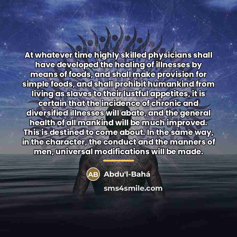 “At whatever time highly skilled physicians shall have developed the…” quote by Abdu'l-Bahá