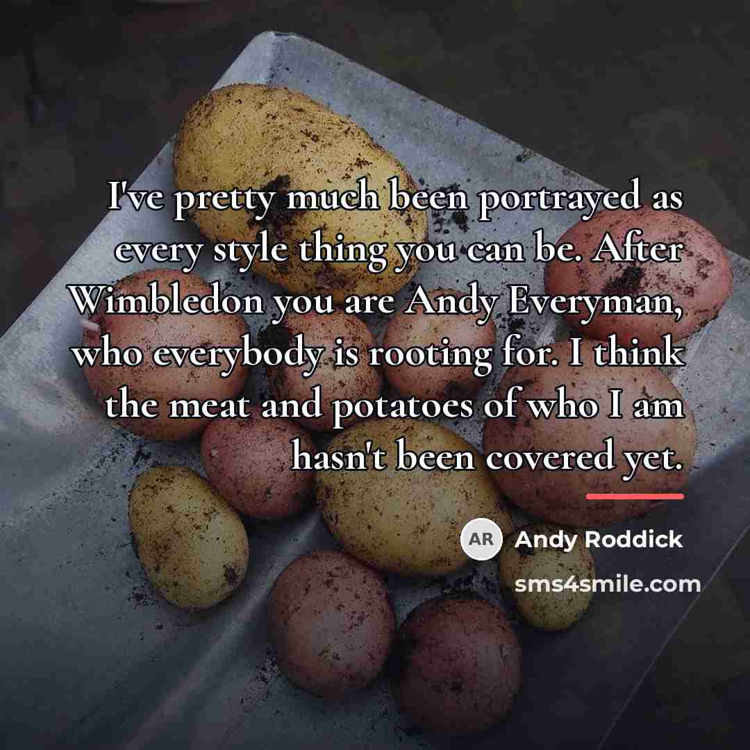 “I've pretty much been portrayed as every style thing you…” quote by Andy Roddick