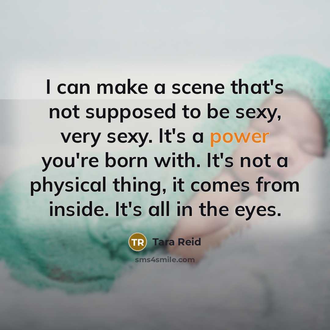 “I can make a scene that's not supposed to be…” quote by Tara Reid