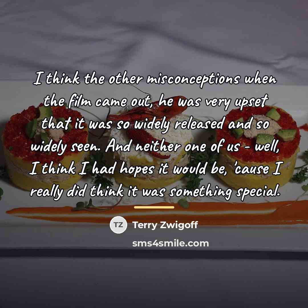 “I think the other misconceptions when the film came out,…” quote by Terry Zwigoff