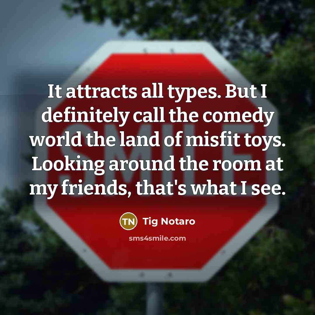 “It attracts all types. But I definitely call the comedy…” quote by Tig Notaro