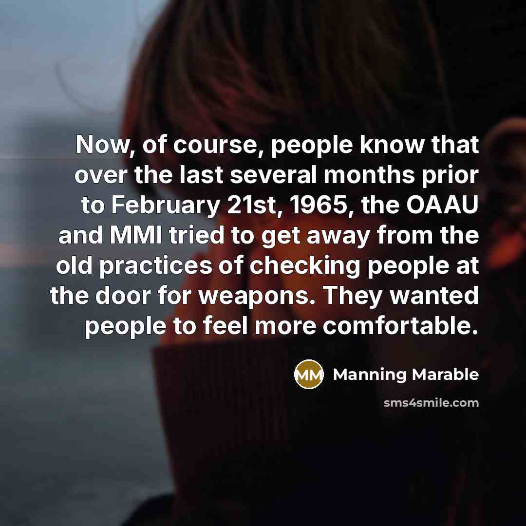 “Now, of course, people know that over the last several…” quote by Manning Marable