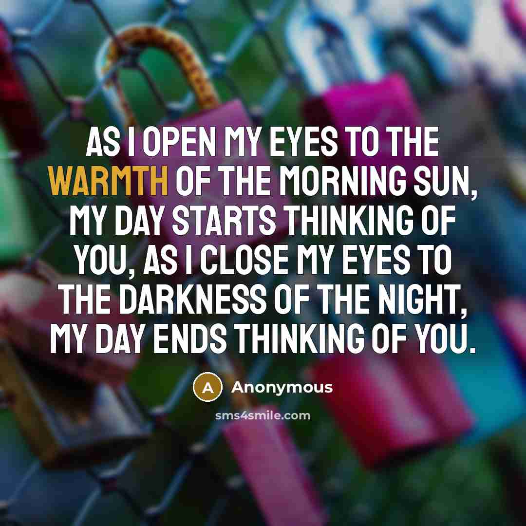 “As I open my eyes to the warmth of the…” quote by Anonymous