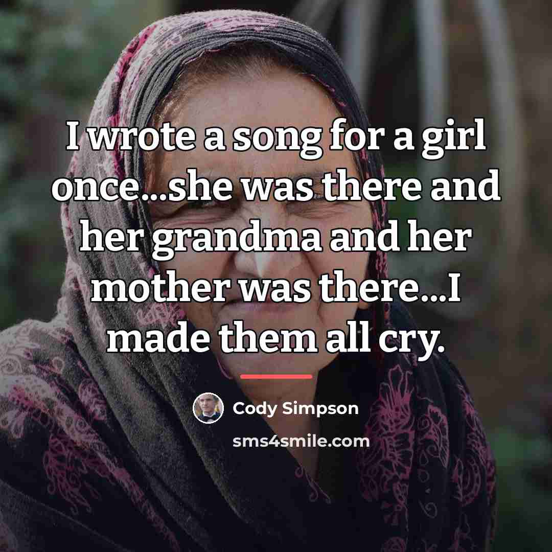 “I wrote a song for a girl once...she was there…” quote by Cody Simpson