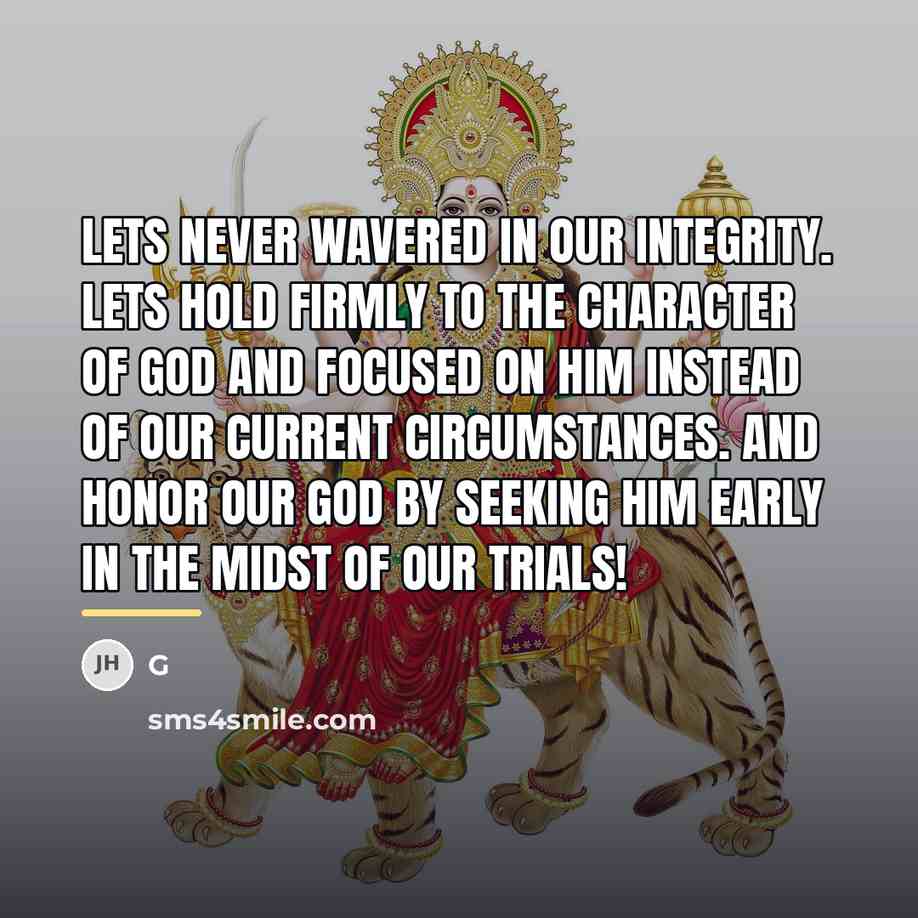 “Lets never wavered in our integrity. Lets hold firmly to…” quote by G