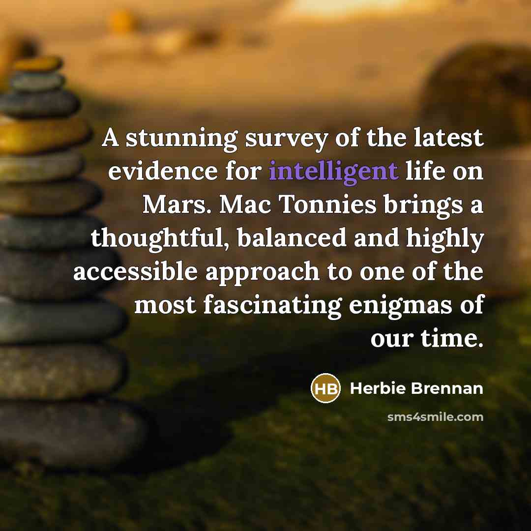 “A stunning survey of the latest evidence for intelligent life…” quote by Herbie Brennan