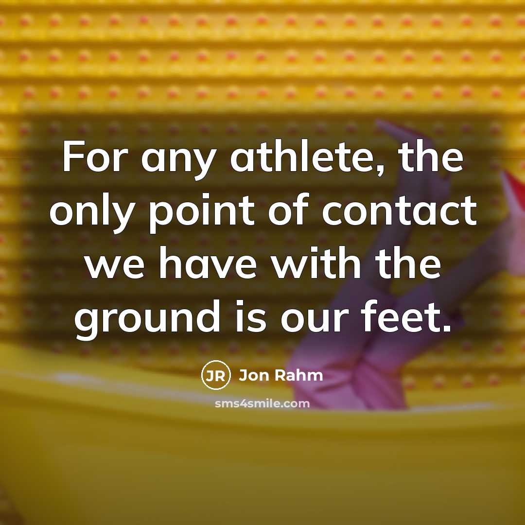 “For any athlete, the only point of contact we have…” quote by Jon Rahm