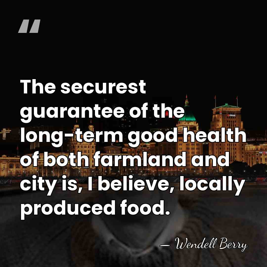 The securest guarantee of the long-term good health of both farmland and&hellip; - Wendell Berry