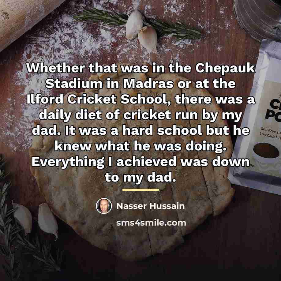 “Whether that was in the Chepauk Stadium in Madras or…” quote by Nasser Hussain