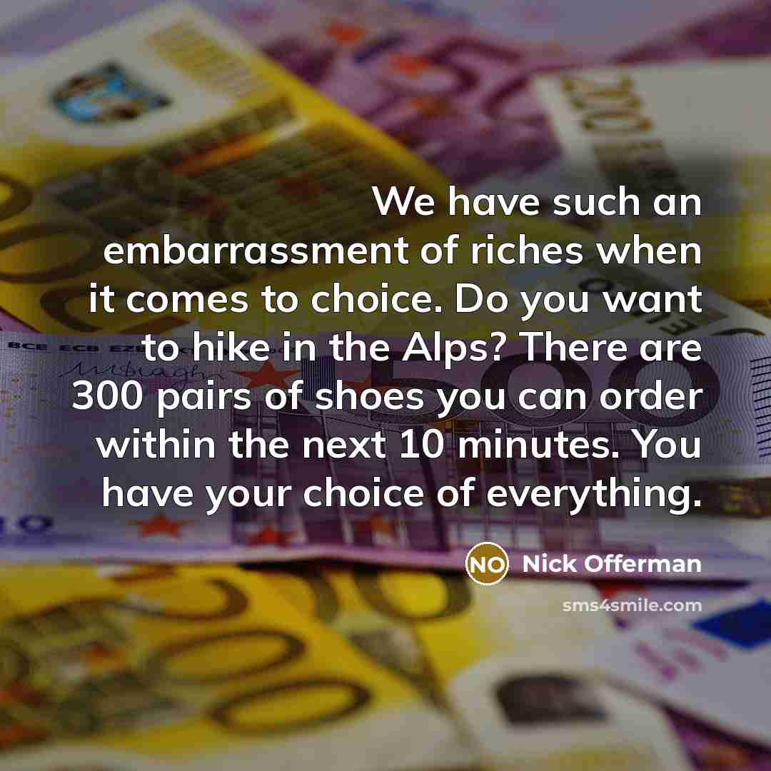 “We have such an embarrassment of riches when it comes…” quote by Nick Offerman